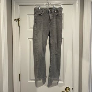 Agolde Grey Wash Toni Jeans Size 27